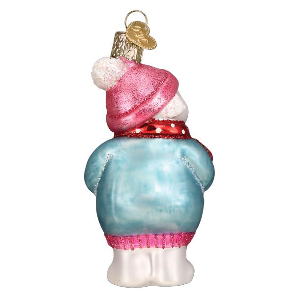 Expectant Snowlady Ornament - Southlake Paws