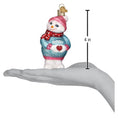 Load image into Gallery viewer, Expectant Snowlady Ornament - Southlake Paws
