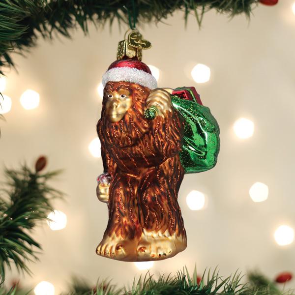 Santa Sasquatch Ornament - Southlake Paws