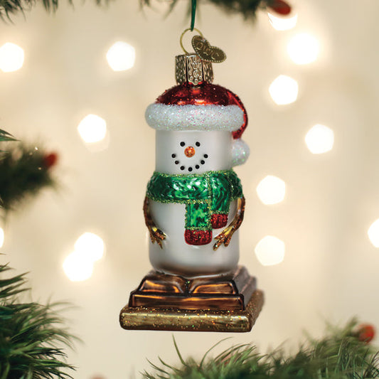 S'mores Snowman Ornament - Southlake Paws