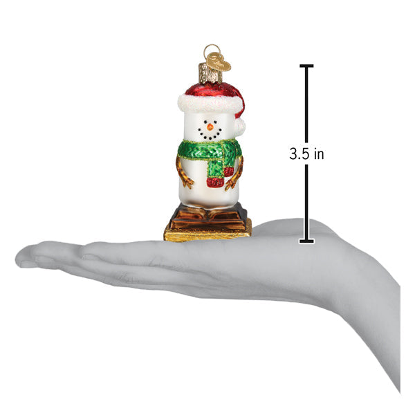 S'mores Snowman Ornament - Southlake Paws