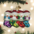 Load image into Gallery viewer, Snow Family Of 4 Ornament - Southlake Paws
