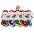 Load image into Gallery viewer, Snow Family Of 5 Ornament - Southlake Paws
