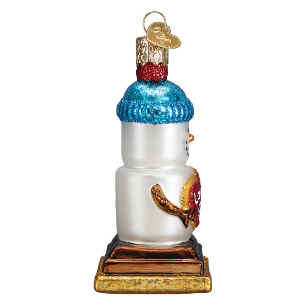 Love You S'more Snowman Ornament - Southlake Paws