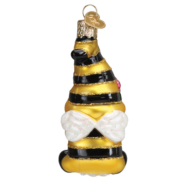 Bee Happy Gnome Ornament - Southlake Paws
