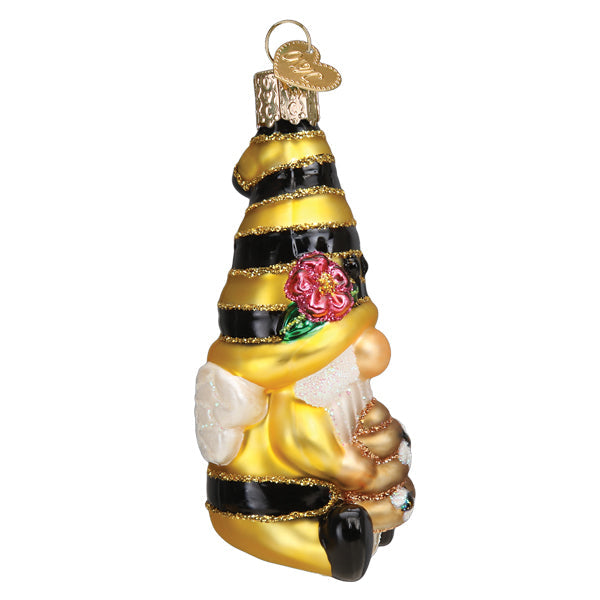 Bee Happy Gnome Ornament - Southlake Paws