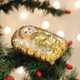 Load image into Gallery viewer, Baby Jesus In Manger Ornament - Southlake Paws
