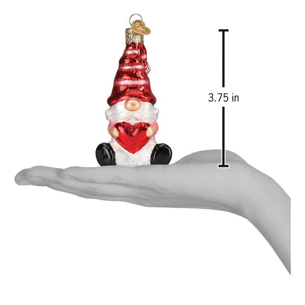 Valentine Gnome Ornament - Southlake Paws