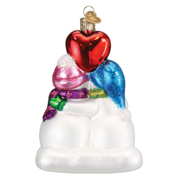 Snow Couple's First Christmas Ornament - Southlake Paws