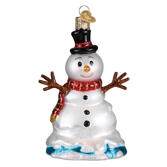 Mr. Melting Snowman Ornament - Southlake Paws