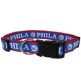 Load image into Gallery viewer, Philadelphia 76ers Dog Collar - Official NBA Pet Fan Gear
