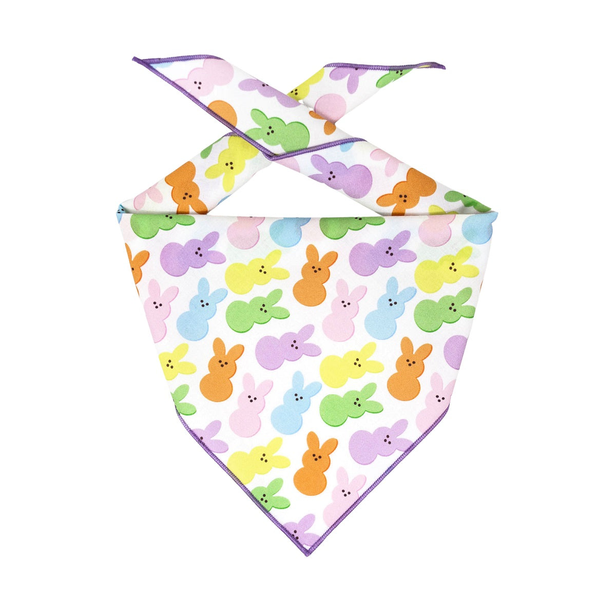 Easter Bandana, Easter Peeps, Bunny, Marshmallow, Spring Bandana - Southlake Paws