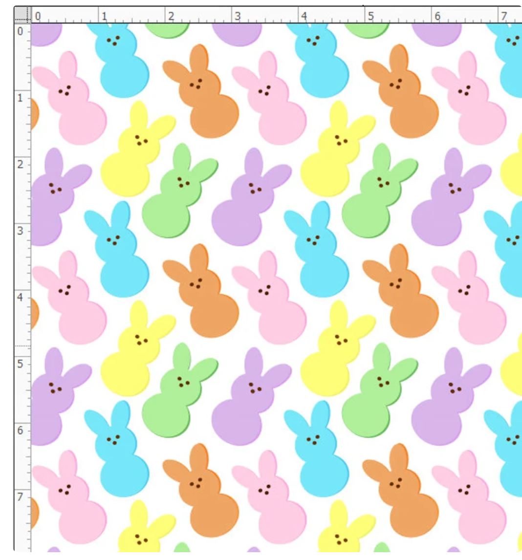Easter Bandana, Easter Peeps, Bunny, Marshmallow, Spring Bandana - Southlake Paws