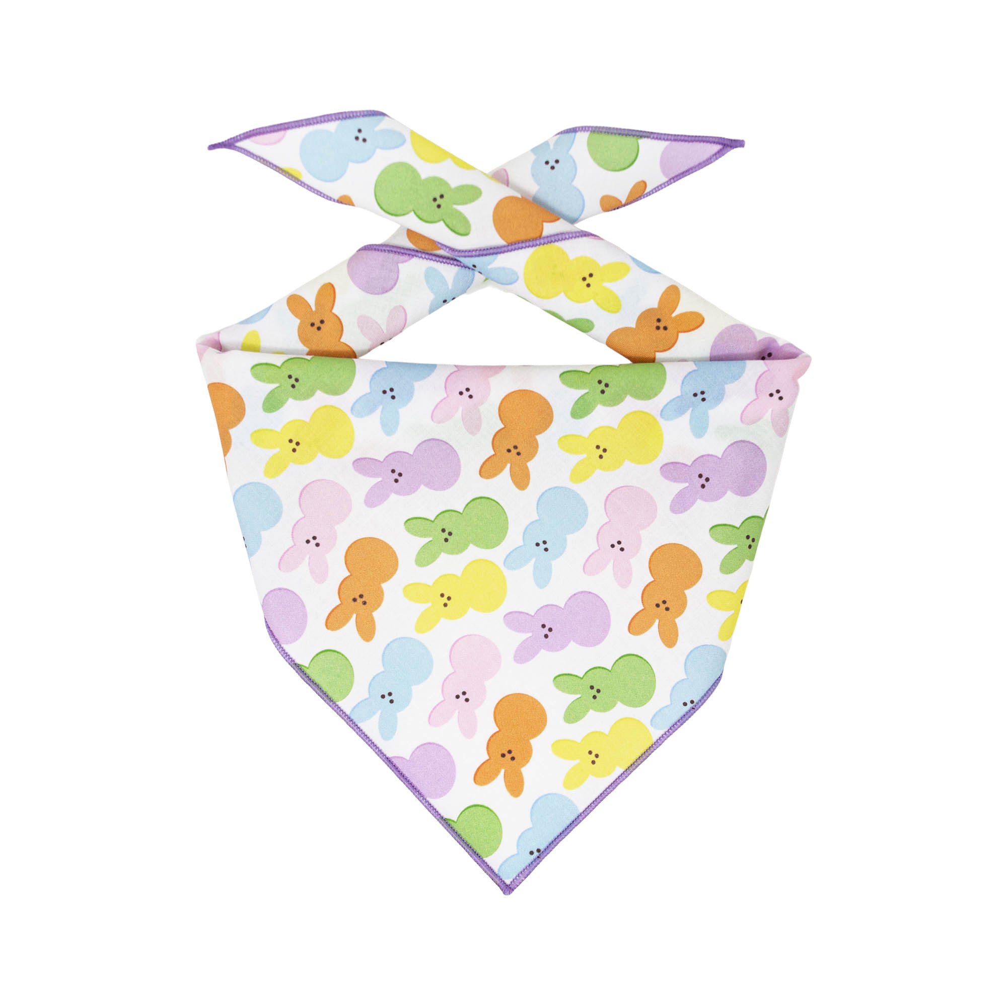 Easter Bandana, Easter Peeps, Bunny, Marshmallow, Spring Bandana - Southlake Paws