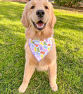 Load image into Gallery viewer, Easter Bandana, Easter Peeps, Bunny, Marshmallow, Spring Bandana
