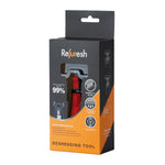 Small Deshedding Tool Red For Short Coat Dogs and Cats by Refuresh