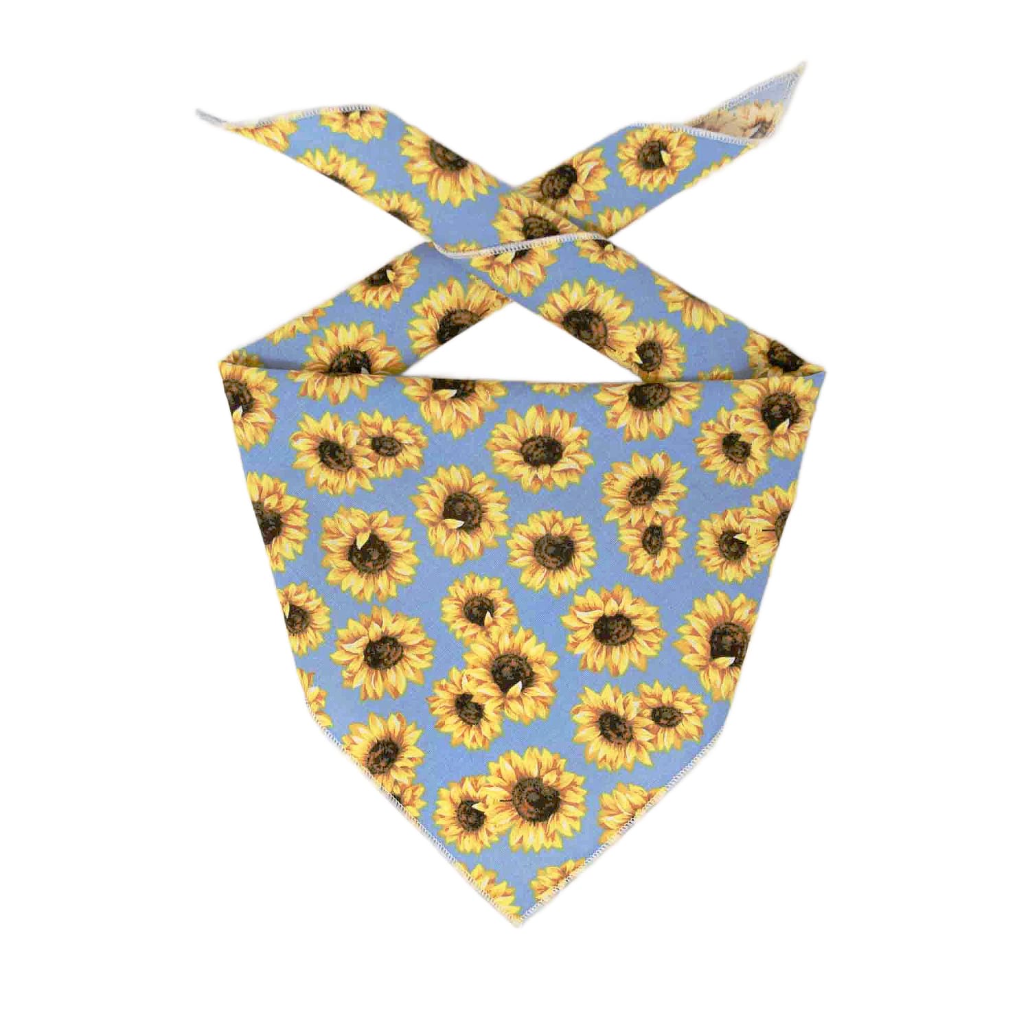 Fall Bandana, Flower Bandana, Tie Dog Bandana | Spring Bandana | Sunflower Bandana | Summer - Southlake Paws