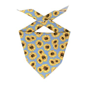 Fall Bandana, Flower Bandana, Tie Dog Bandana | Spring Bandana | Sunflower Bandana | Summer