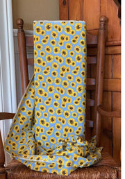 Fall Bandana, Flower Bandana, Tie Dog Bandana | Spring Bandana | Sunflower Bandana | Summer