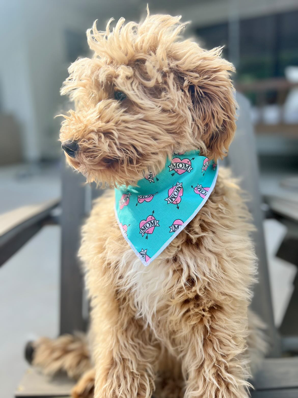 Mom | Dog Mom Bandana | Mothers Day | Love Mom | Dog Bandana - Southlake Paws