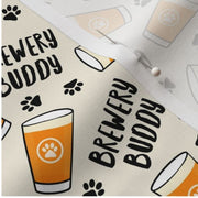 Beer Bandana | Food Dog Tie Bandana | Beer Mugs| Dog Bandana | Brewery Buddy