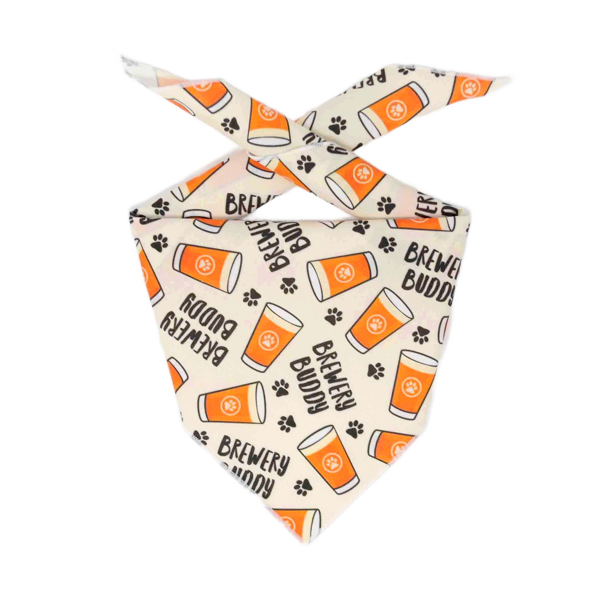 Beer Bandana | Food Dog Tie Bandana | Beer Mugs| Dog Bandana | Brewery Buddy - Southlake Paws