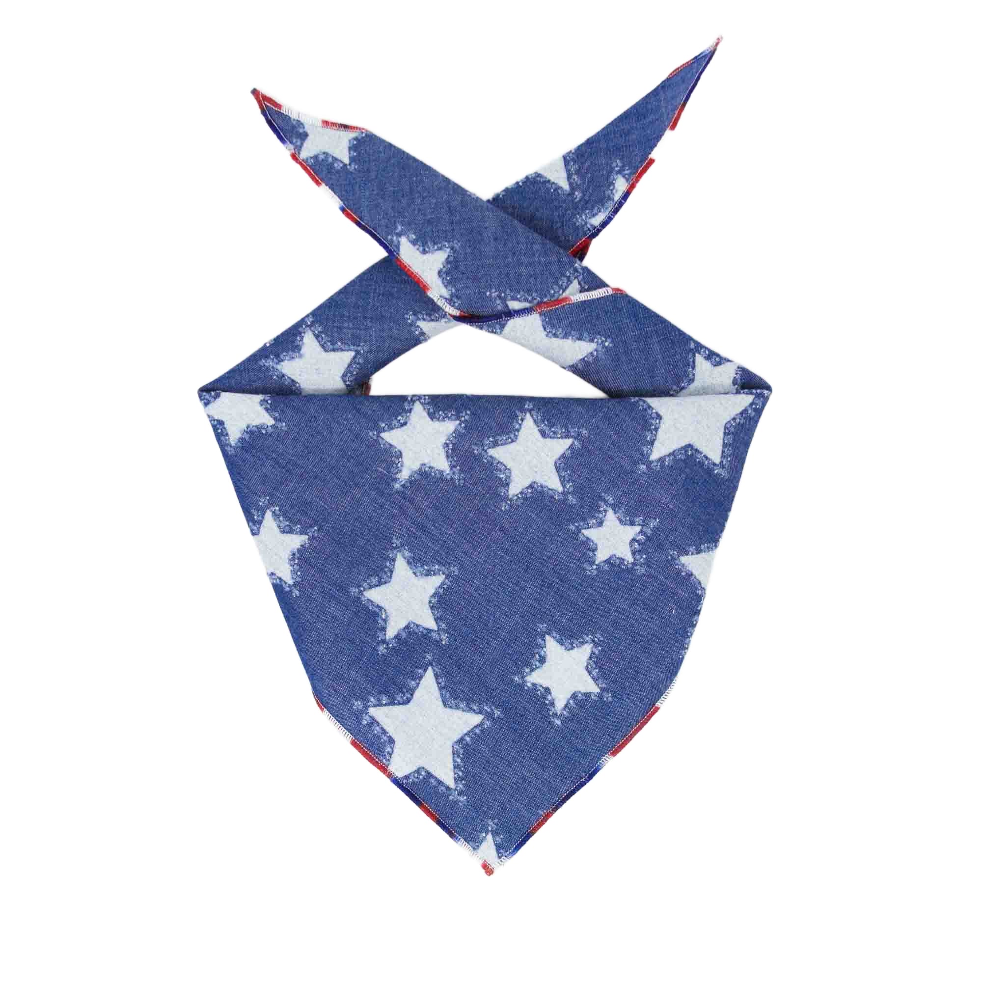 4th of July Bandana | Memorial Day Bandana | USA | Patriotic bandana | Stars - Southlake Paws