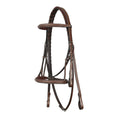 Load image into Gallery viewer, Henri de Rivel Pro Fancy Raised Comfort Crown Padded Bridle With Fancy Raised Reins - image 2
