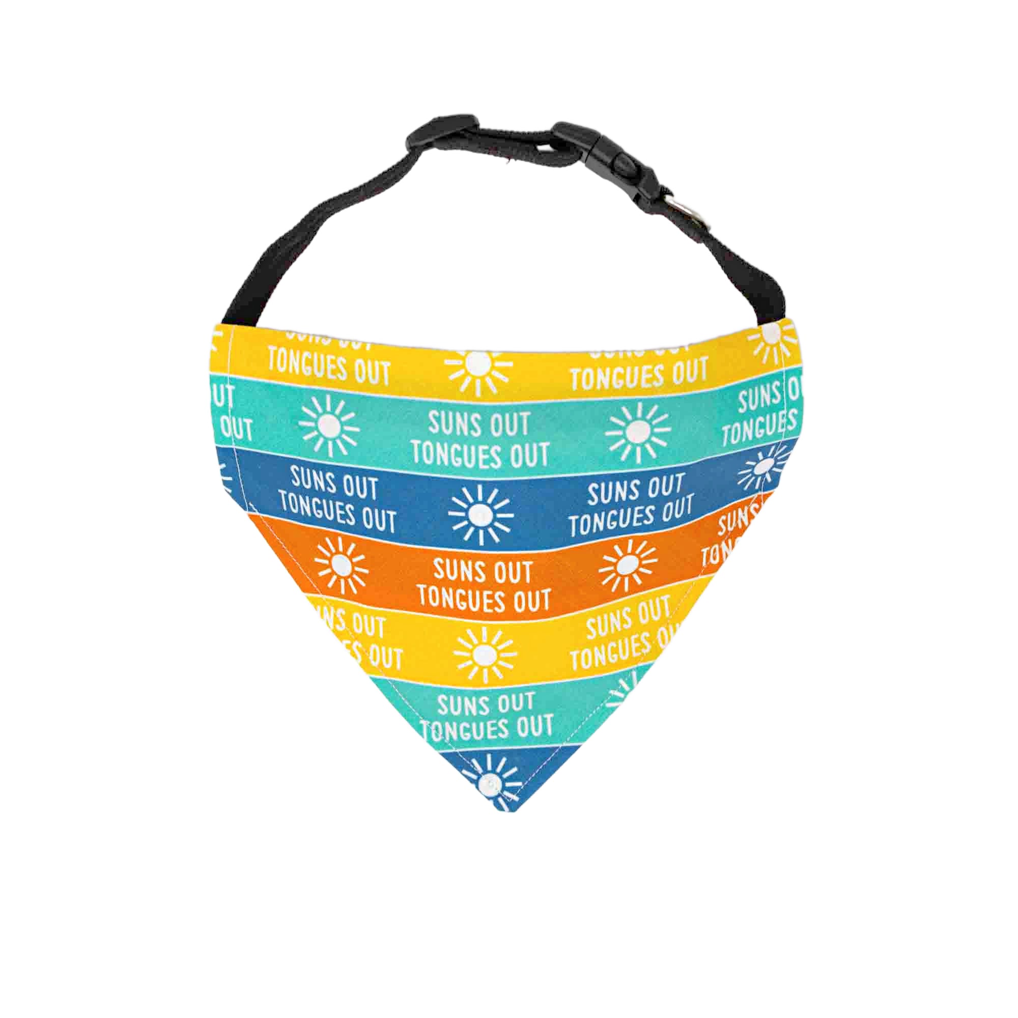 Summer Bandana | Beach, Lake | Nautical Bandana | Dog | Suns Out Tongues Out - Southlake Paws