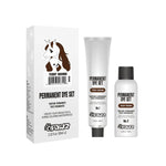 Permanent Dog Hair Dye Set Teddy Brown 2oz by Opawz