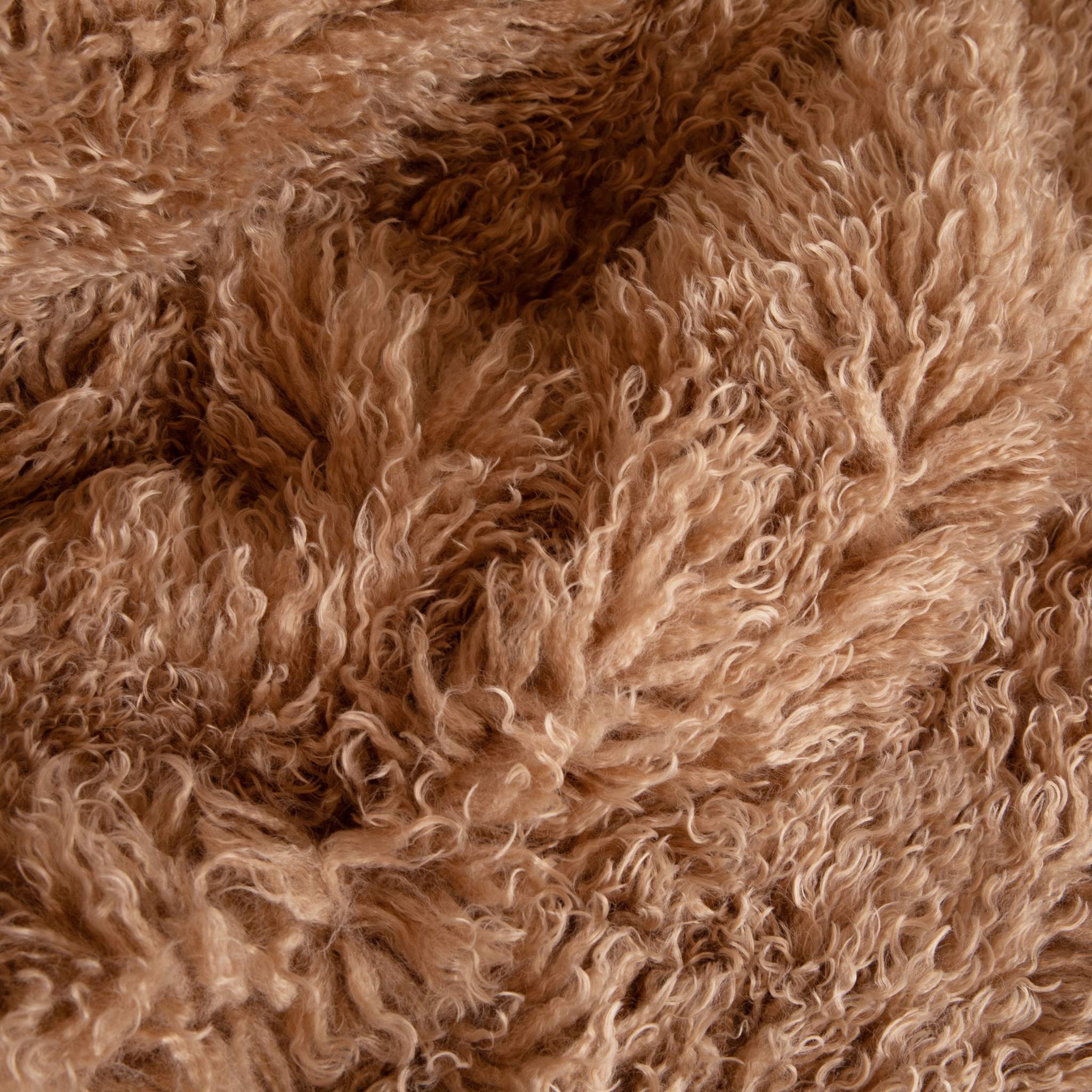 PupRug™ Luxe Faux Fur Orthopedic Dog Bed -  Plush Sheep Tan - Southlake Paws