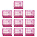 Load image into Gallery viewer, 24-42" Collapsible Pink Dog Crate RED24-42
