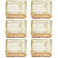 Load image into Gallery viewer, 24-42" Collapsible Copper Gold Dog Crate GLD24-42
