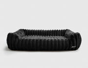 Corduroy Black Big Dog XL Ortho Lounge