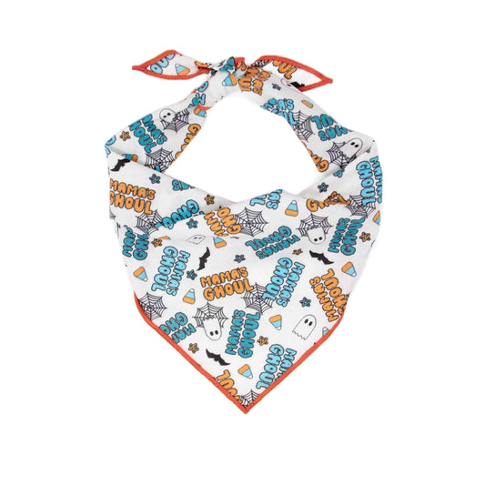 Halloween Bandana | Halloween Dog Bandana | Ghost Bandana | MAMA'S GHOUL - Southlake Paws
