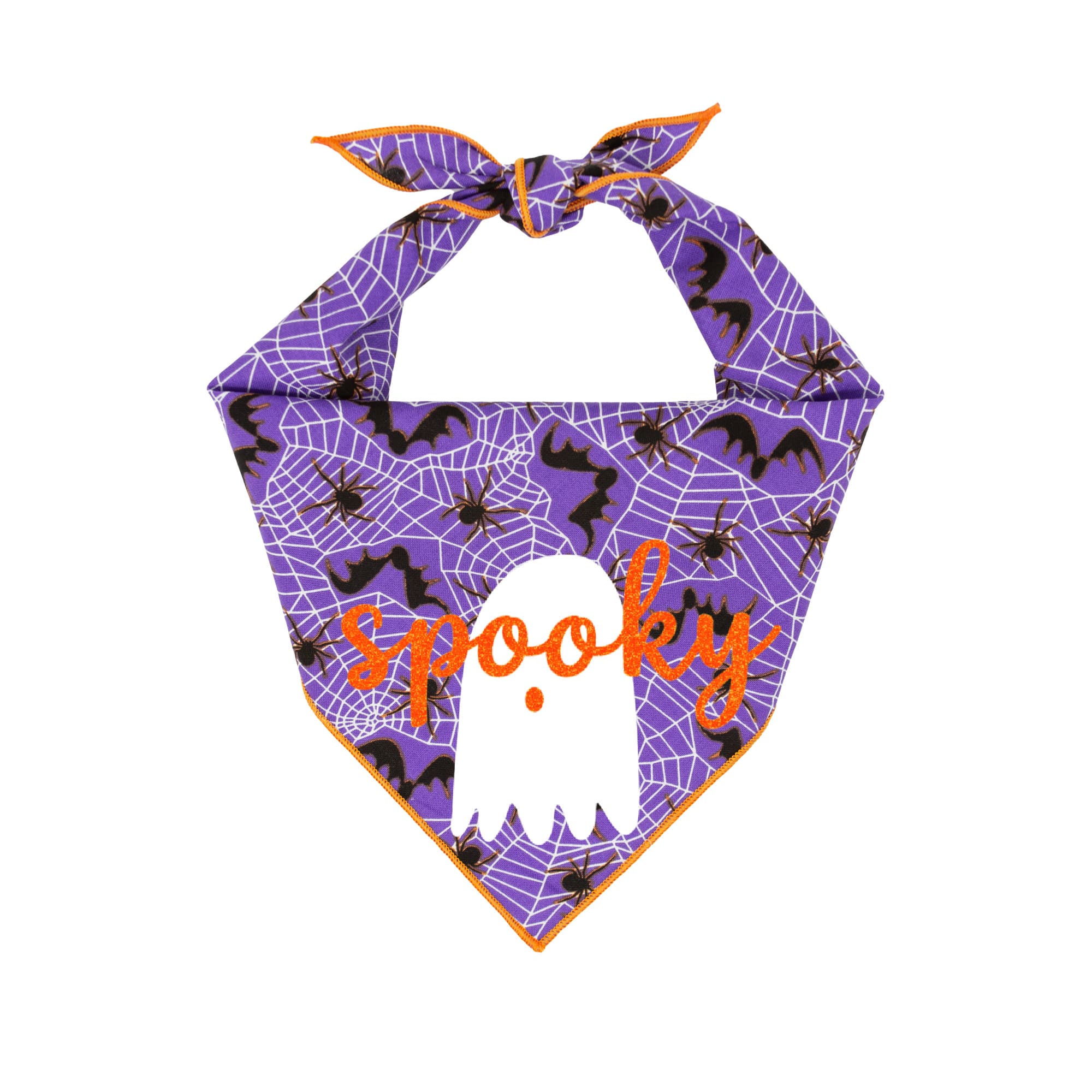 Halloween Bandana | Halloween Dog Bandana | Spider, Spider Web Ghost - Southlake Paws