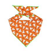 Halloween Bandana | Halloween Dog Bandana | Ghost Bandana | Glow in the Dark Fabric too!