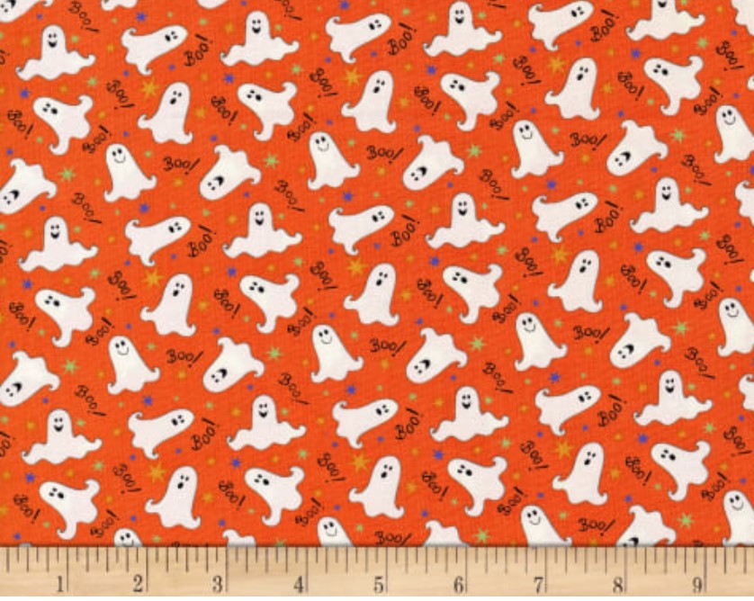 Halloween Bandana | Halloween Dog Bandana | Ghost Bandana | Glow in the Dark Fabric too! - Southlake Paws