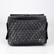 Pet Carrier – Quilted PU Leather with Gold Chain 