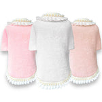 Dream Pearls Dog Sweater- Baby Pink