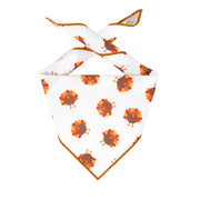 Fall Thanksgiving Bandana | Turkey Bandana | Holiday Dog Bandana | Fall Bandana | Little Turkey's