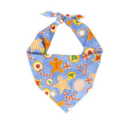 Christmas Bandana |  XMAS Bandana | Holiday Bandana | Lights | Gingerbread Cookies | Dog Bandana