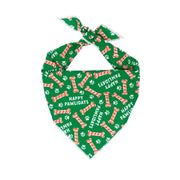 Christmas Bandana |  XMAS Bandana | Holiday Bandana |  HAPPY PAWLIDAYS