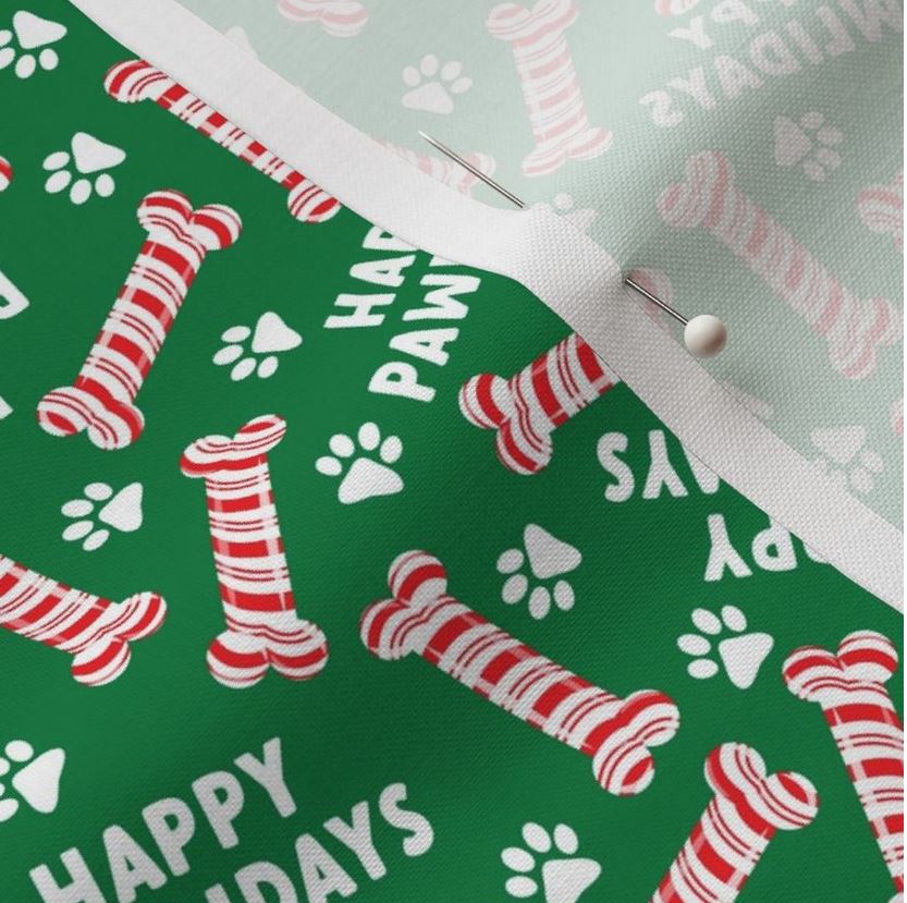 Christmas Bandana |  XMAS Bandana | Holiday Bandana |  HAPPY PAWLIDAYS - Southlake Paws