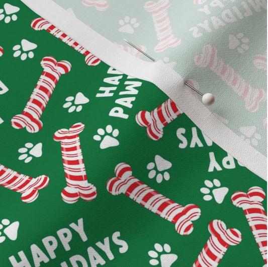 Christmas Bandana |  XMAS Bandana | Holiday Bandana |  HAPPY PAWLIDAYS - Southlake Paws
