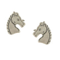 Load image into Gallery viewer, Silver Fjord Horse Stud Earrings

