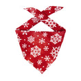 Load image into Gallery viewer, Christmas Bandana |  XMAS Bandana | Holiday Bandana | Snowflakes | Dog Bandana - Southlake Paws
