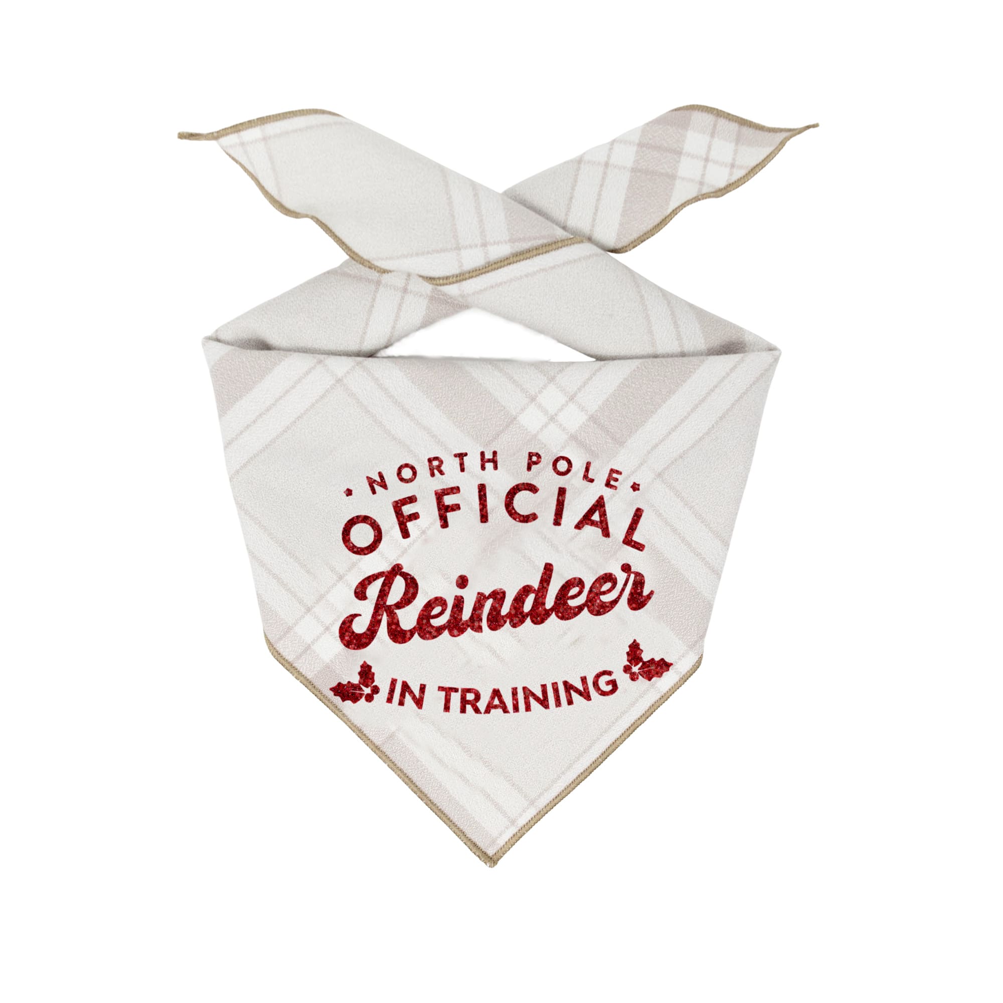 Christmas Dog Bandana | Luxe Flannel | Reindeer | Holiday Bandana - Southlake Paws
