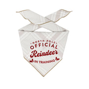 Christmas Dog Bandana | Luxe Flannel | Reindeer | Holiday Bandana