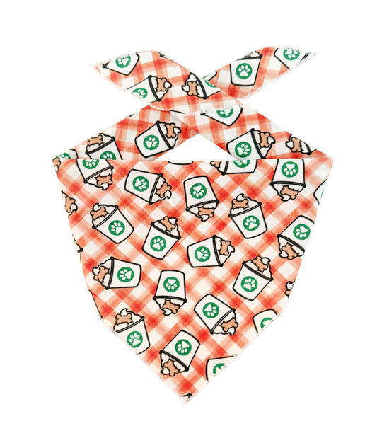 Fall Bandana | Halloween Dog Bandana | Thanksgiving | Coffee | Dog Lover Gift - Southlake Paws